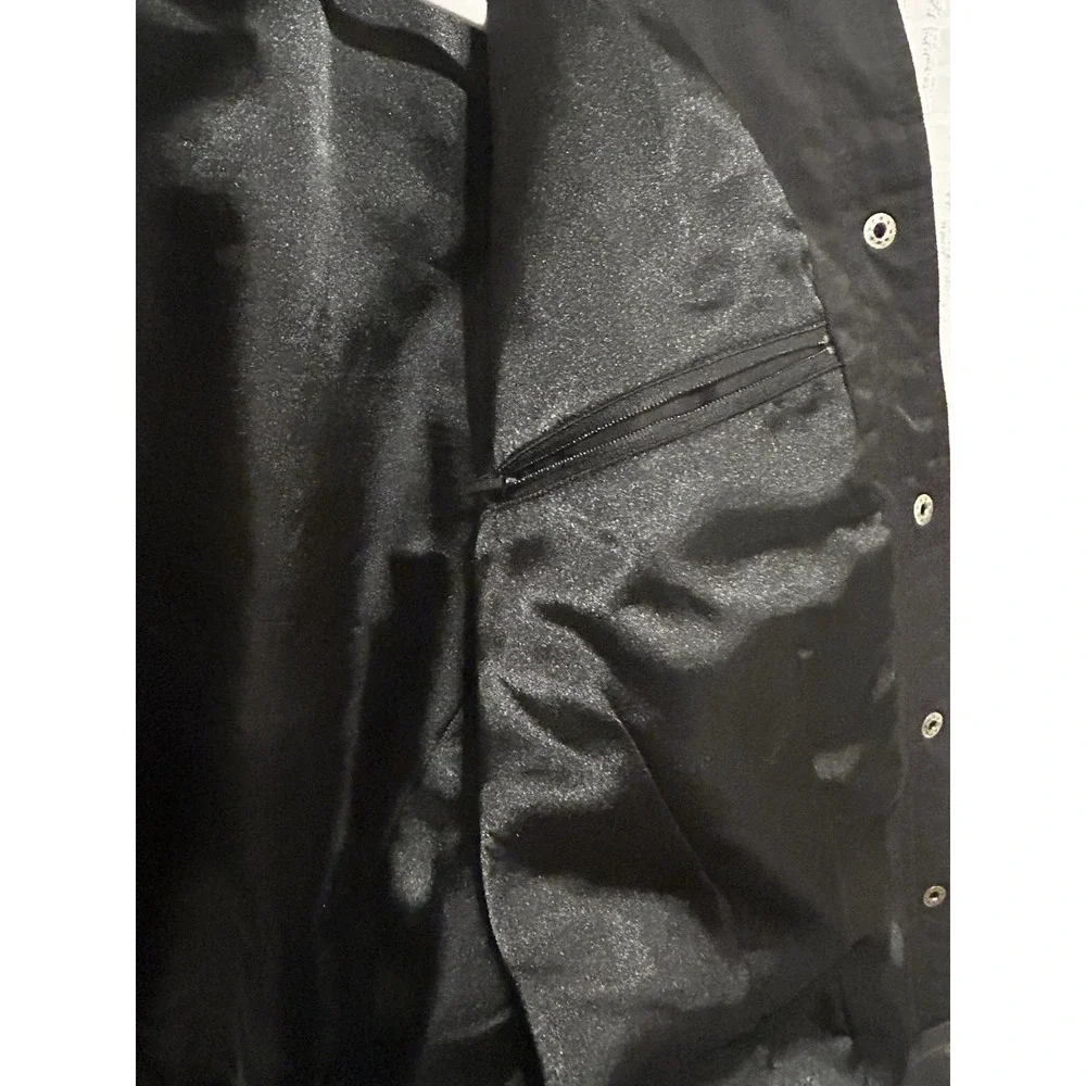 Harley Davidson 6 Snap‎ Button Riding Jacket Women's Size XLarge Black